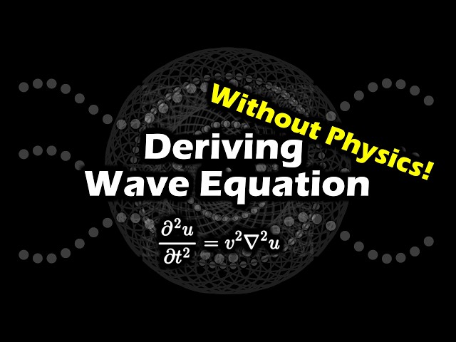 Derivation of the Wave Equation: Different Approach