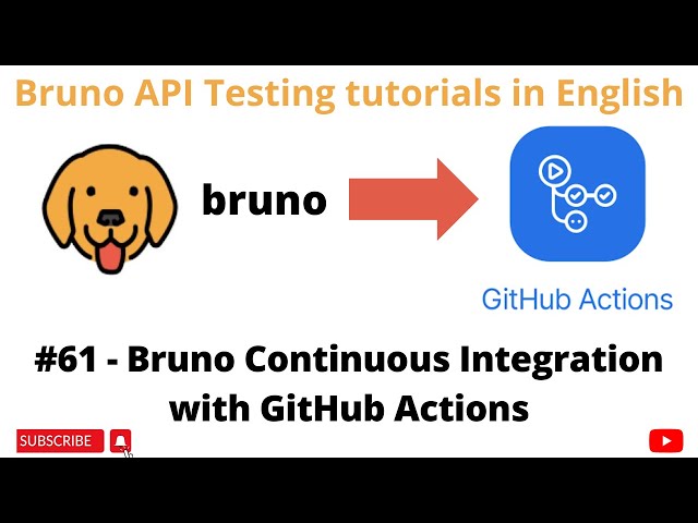 #61 | Bruno GitHub Actions | CI | Bruno API Client | Rest API Testing tutorials for Beginners |