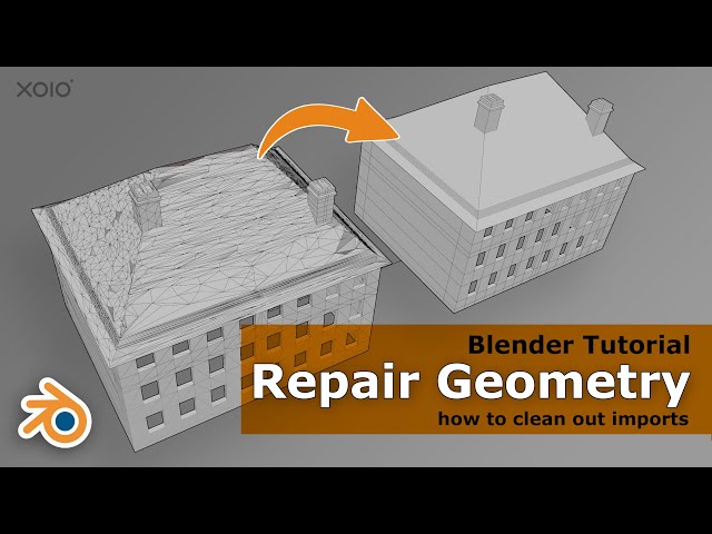 Repair Geometry and Import Meshes (OBJ, FBX, ...) - Blender Tutorial