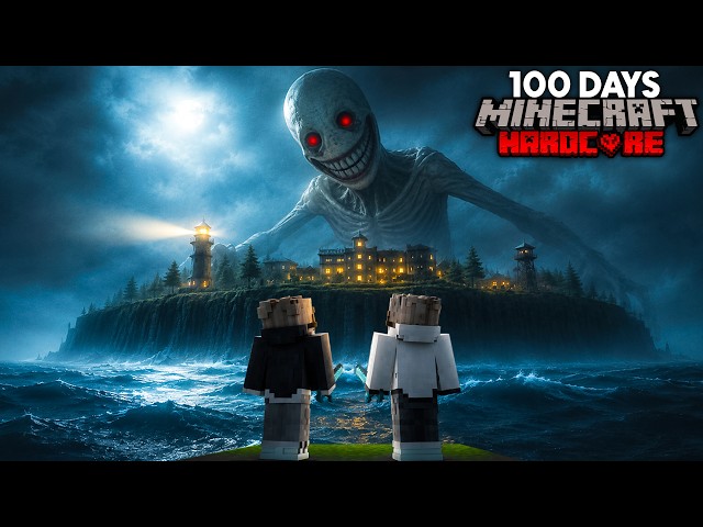100 Days on Shutter Island in Minecraft!