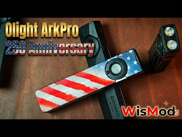 Olight Ark Pro Stars & Stripes 250 Anniversary Edition  - new colorway! #edc #flashlight #usa #
