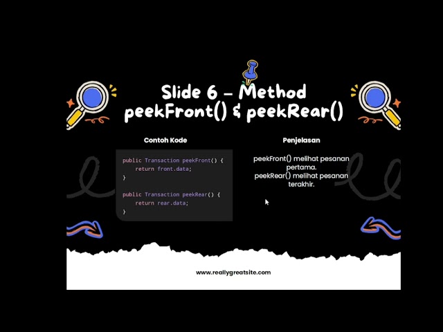 {Implementasi Coding Order Deque} Bookstore Inventory & Sales System