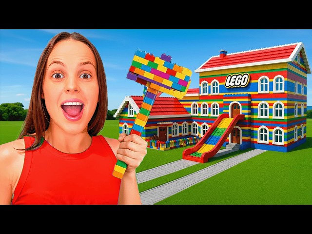 24 HOURS IN A LEGO MANSION