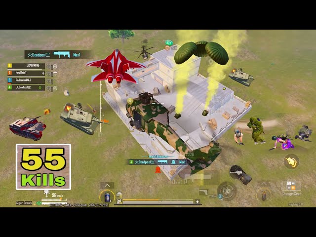 Fighter Jet & M202 Payload Mayhem⚡️Aggressive 54 Kills😱