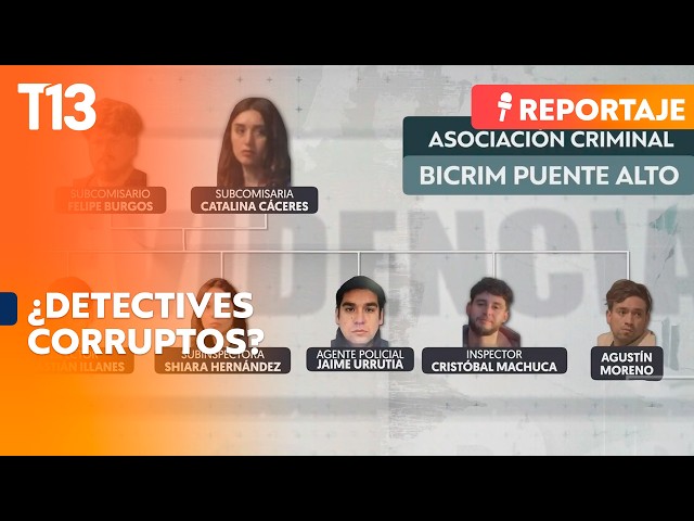 Reportajes T13: Exdetectives realizaban "mexicanas" a bandas criminales