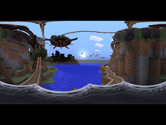 360° Minecraft Roller Coaster Ride - Rapscallion (Replay Mod)