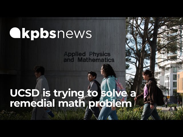UC San Diego is trying to solve a remedial math problem