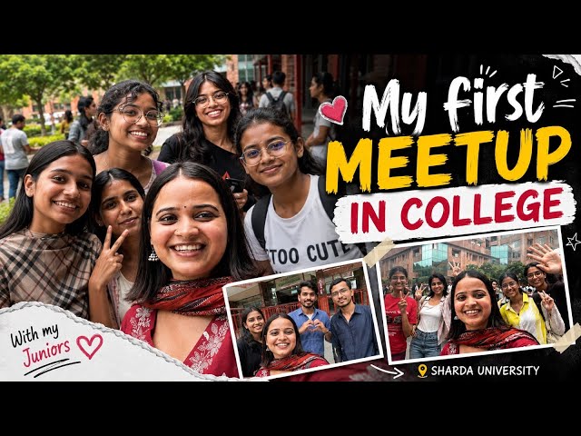 My First Meetup in College || Sharda University