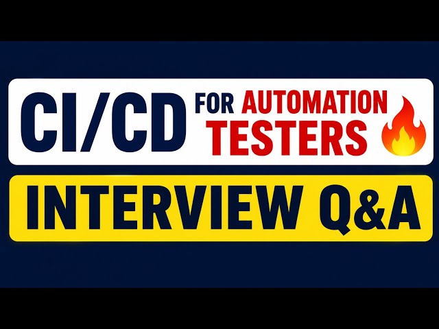 CI/CD for QA Automation Testers/SDETs #automationtesting #devops #git #testing #selenium #playwright