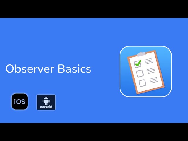 Observer Basics 1. Introduction