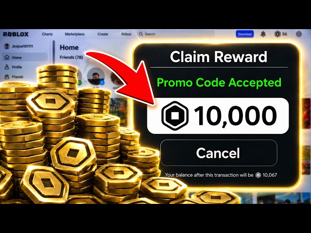 *NEW* How to Get FREE ROBUX in 2026 🎁 WORKING Roblox Promo Codes for 10000 Free Robux