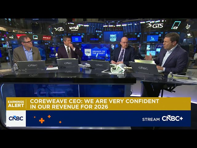 CoreWeave CEO Mike Intrator: We are very confident in our revenue for 2026