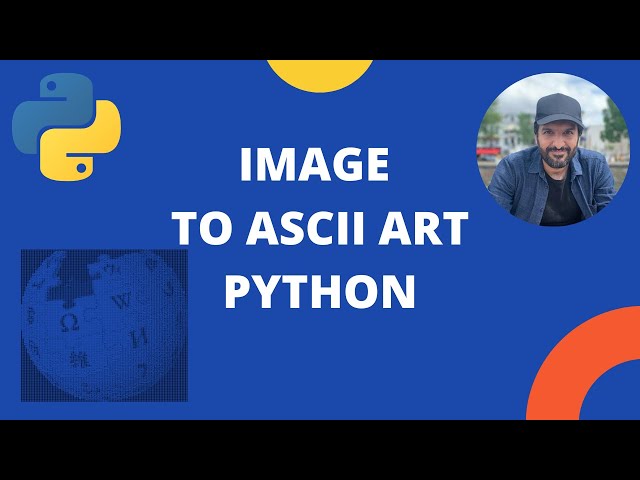 Image to ASCII art using Python Pywhatkit library in one line of code