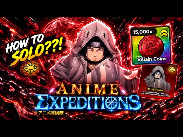 How To *SOLO* The New Villain Invasion Event Act 4 ITACHI in Anime Expeditions! | ROBLOX