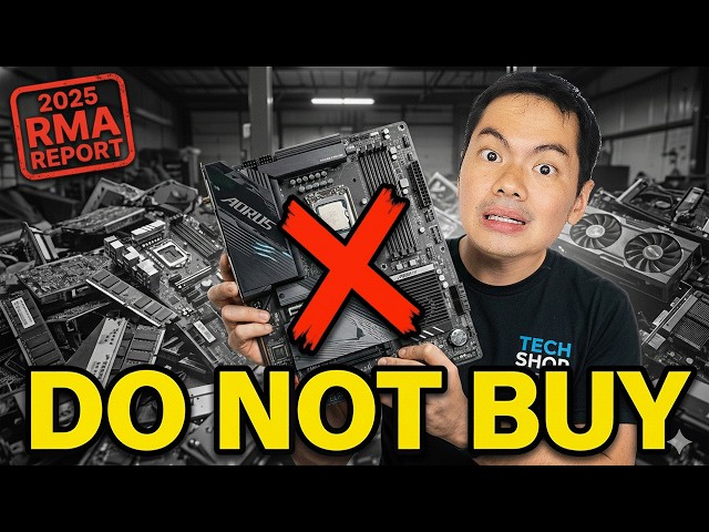 Most Unreliable PC Parts of 2025 (Gigabyte, G.Skill, Adata & More)