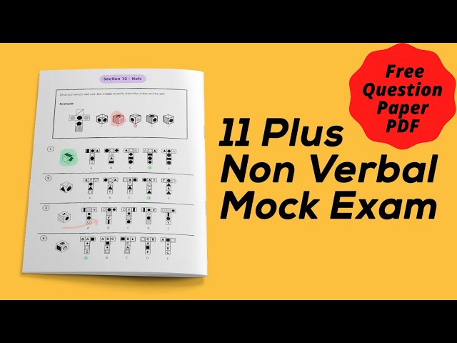 11+ Non Verbal Reasoning - Mock Exam Walkthrough