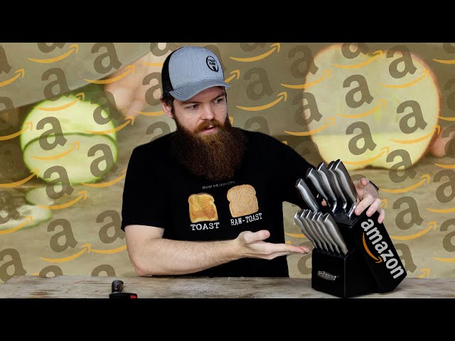 I Tested "Self Sharpening" Knives From Amazon...