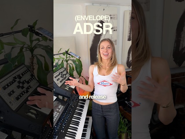 what is ADSR?? simple explainer synth envelopes
