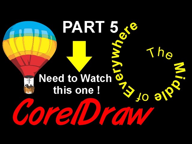 Corel Draw Tips & Tricks Text to Path on this CURVE PART 5