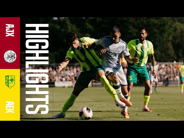 First goal for Abdellah Ouazane 🇲🇦 | Highlights Ajax - AEK Larnaca | Friendly