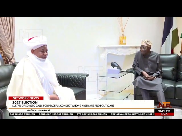 Peaceful Elections: Sultan Calls on Politicians and Nigerians to Act Responsibly