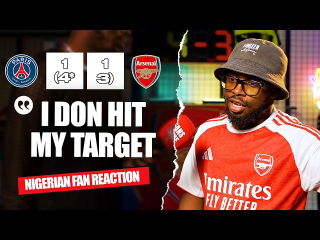 PSG 1-1 ARSENAL - PEN (4*-3) - ( @psalmwrite  - NIGERIAN FAN REACTION) UCL FINAL 25/26