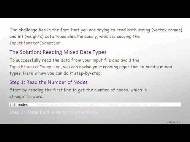 Resolving InputMismatchException in Java's Dijkstra Algorithm Implementation