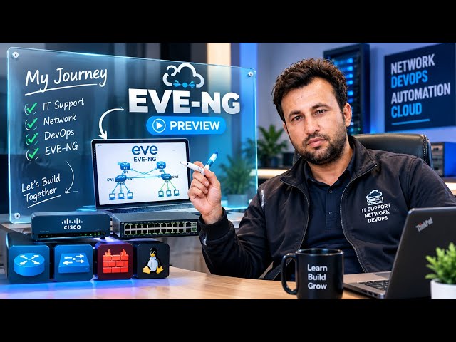 Networking, IT Support & DevOps Courses — Practical Labs with EVE-NG & Real Devices