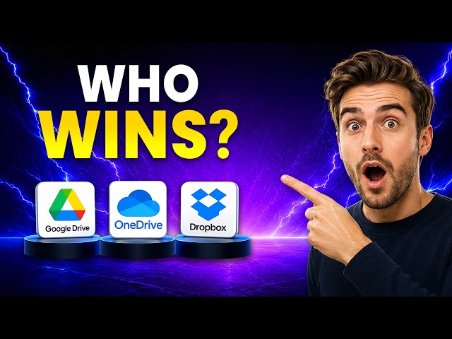 Google Drive vs OneDrive vs Dropbox | Best Cloud Storage 2026 (Who Wins?)