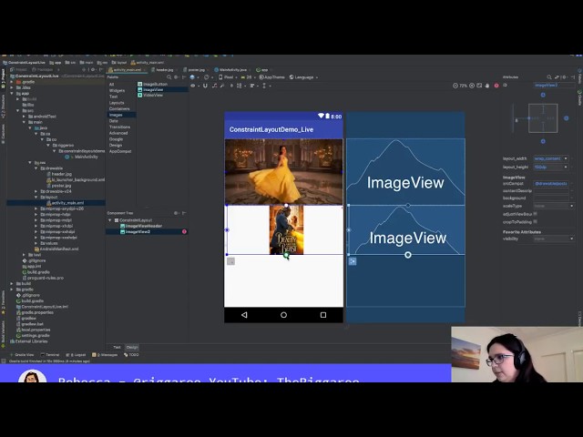 Android - Building a layout from Scratch using ConstraintLayout - and Q&A #RiggarooLive