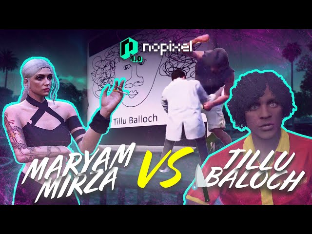Maryam Mirza vs Tillu Baloch @QAYZERGAMING  #nopixel #nopixelindia