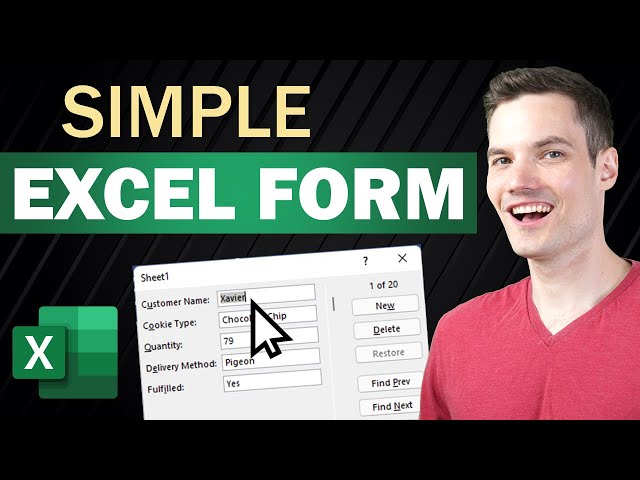 How to Create a Data Entry Form in Excel (Step-by-Step)