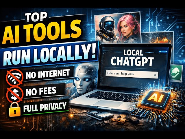Top AI Tools You Can Run Locally in 2026 (NO CLOUD REQUIRED)