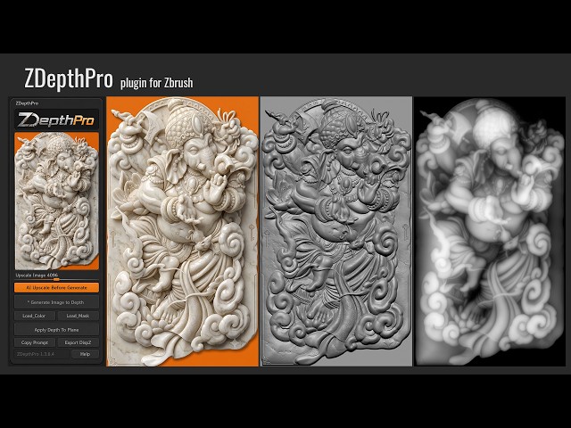 ZDepthPro plugin ZbrushTutorial 2