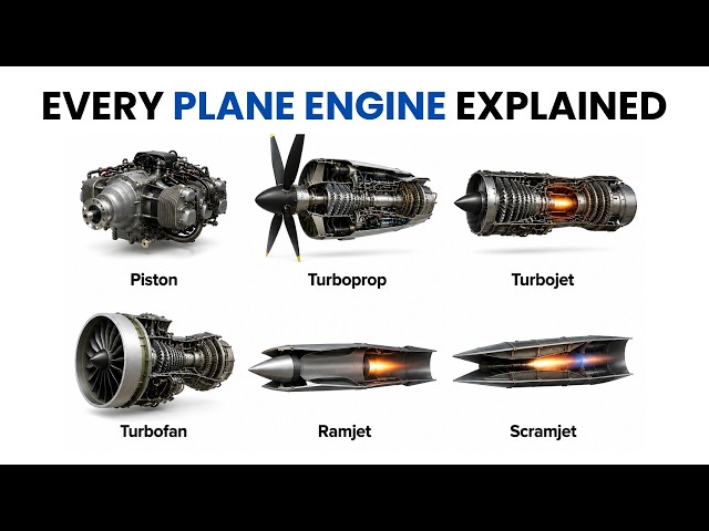 Every Plane Engine Explained In 10 Minutes