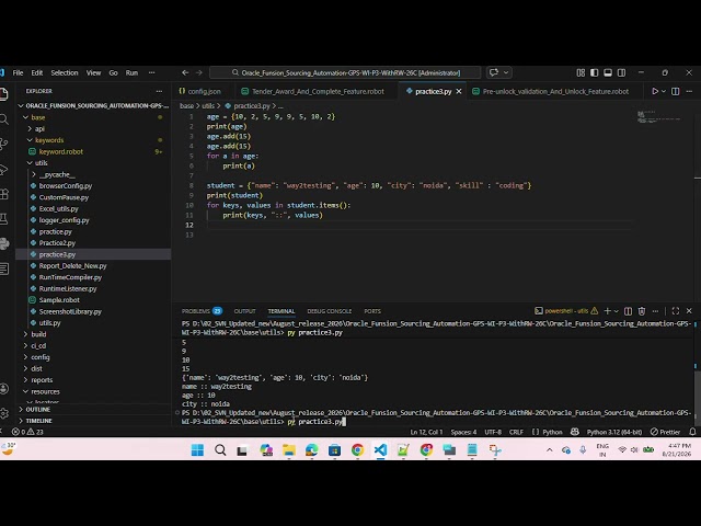 Python Collections  Set and tupples