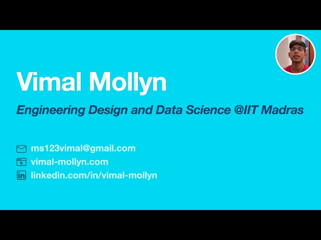 Lightning Talks: Vimal Mollyn
