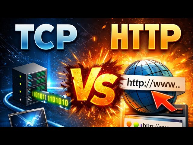 TCP vs HTTP Explained | How Web Requests Really Travel