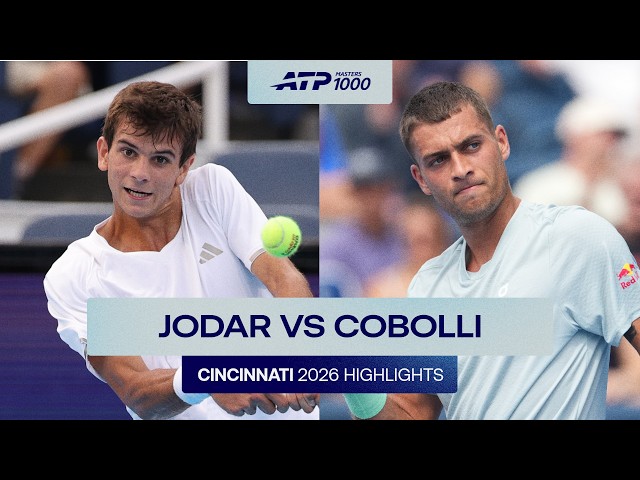 Rafael Jodar vs Flavio Cobolli Highlights | Cincinnati 2026 Round 4