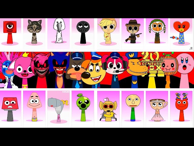 🛑 My Sprunki OC ALL Phases Incredibox Compilation COMPLETE in real 222 ❤️ #incredibox #sprunkioc