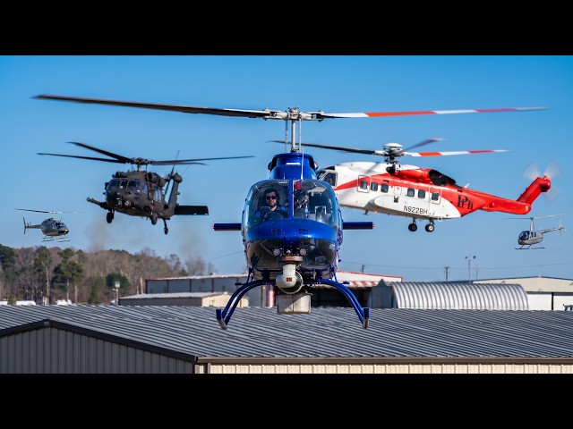 40 Minutes of Pure Helicopter Action | Landings, Takeoffs & Flybys Compilation