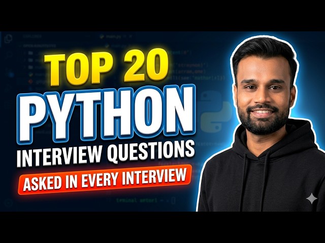 Top 20 Python Interview Questions Asked in Every Interview