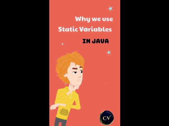 why we use static variables in java? #shorts