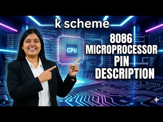 8086 Micro-Processor Pin Description |MIC  314321|MSBTE K SCHEME|UNIT 1
