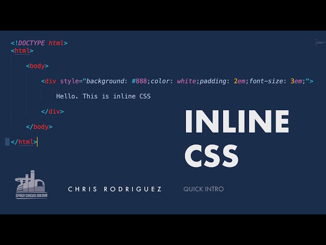 Inline CSS