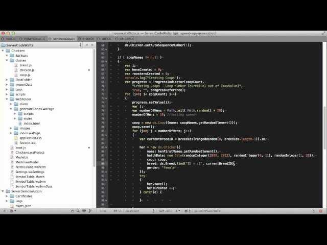 Code Optimization in Wakanda