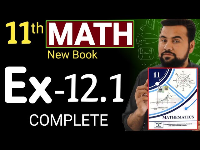 11th Math Exercise 12.1 - New Book - math class 11 chapter 12 Ex-12.1