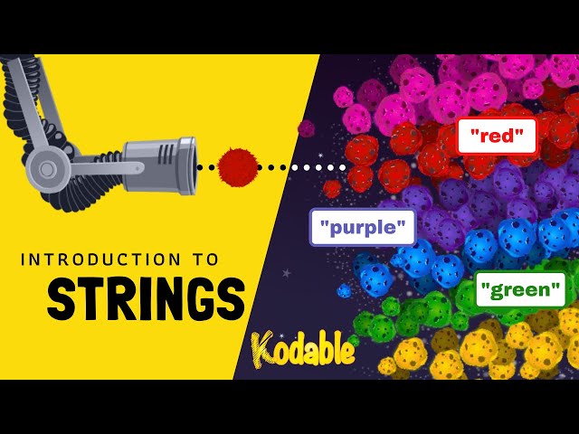 What are Strings? Coding for Kids | Kodable