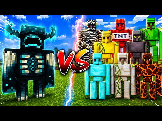 Ultimate WARDEN vs GOLEMS Battle! ⚔️