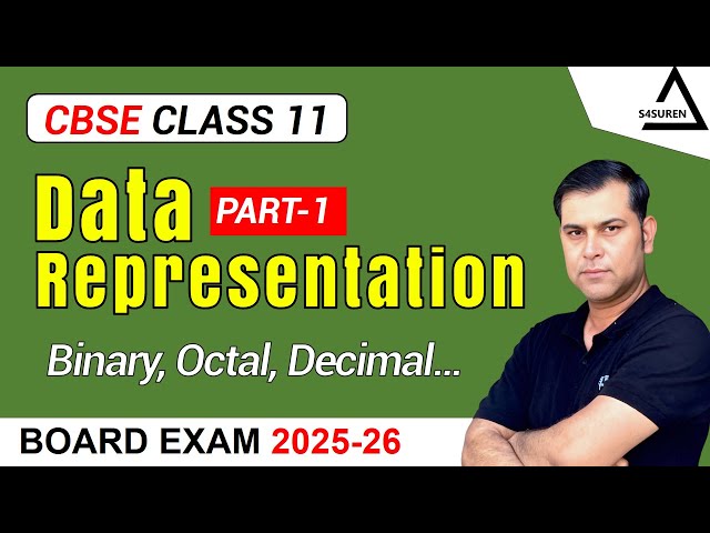 Class 11 Computer Science | Chapter 2 Data Representation Part-1 | Number Systems, ASCII, Unicode